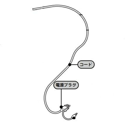日立業務用掃除機CV-110D用部品 ホースクミ（2M）(CF-V100S5 021)