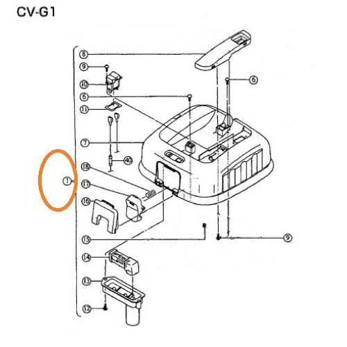 【再値下げ】 日立　業務用掃除機　CV-G1（モーター異音なし） 日立業務用掃除機CV-G1用部品 モーターセット(CV-96H 031)