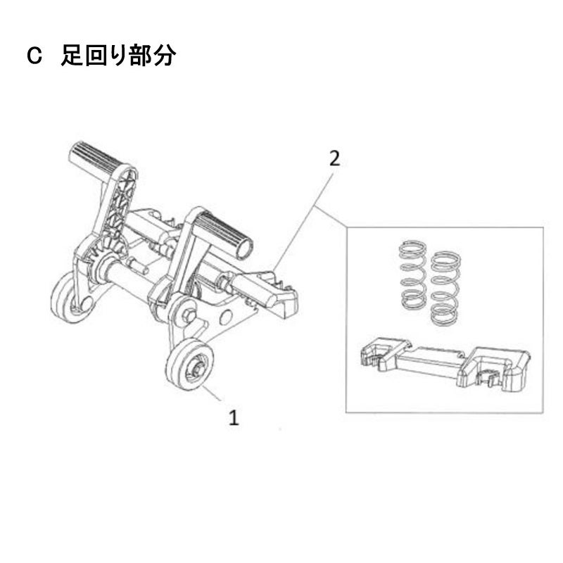 シーバイエス Duel 244 NX用ナイロンブラシセット